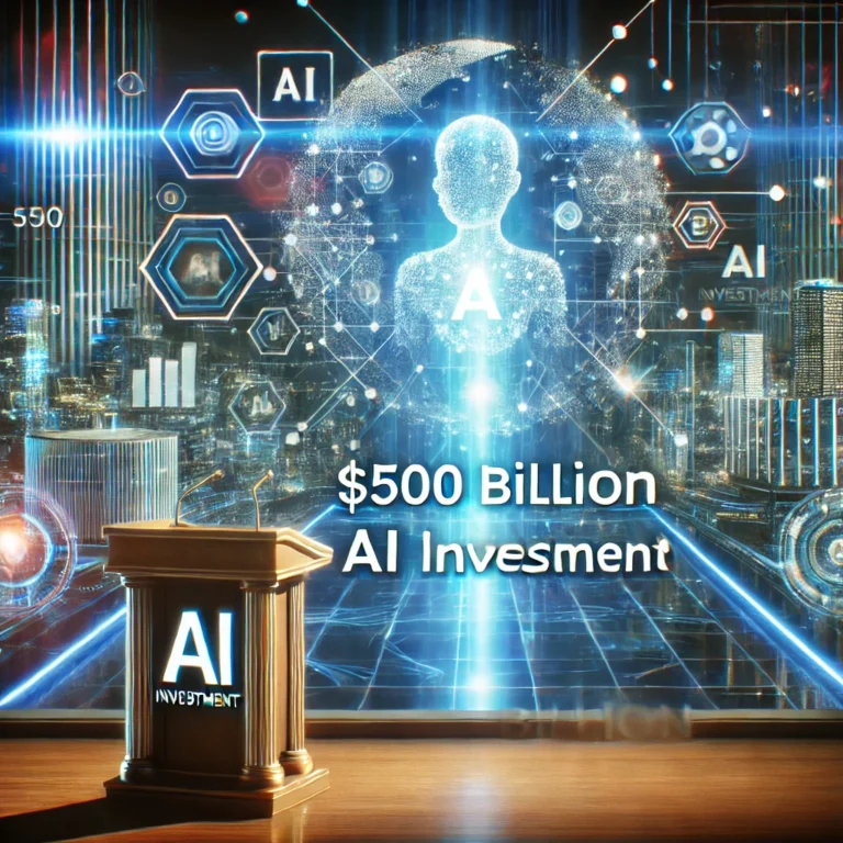 Trump Announces $500 Billion AI